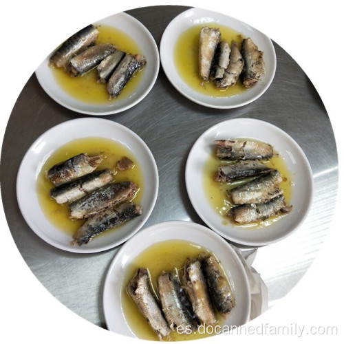 sardinas enlatadas en aceite de soja 125g